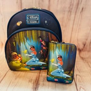 Princess and the Frog bayou scene Loungefly bag set
